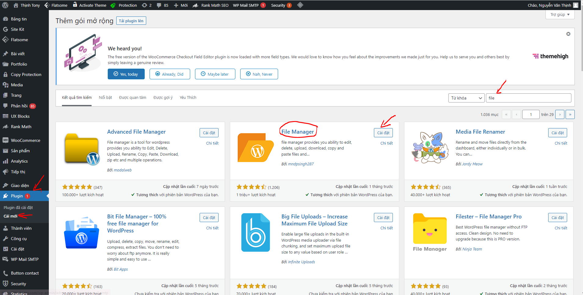 Cách Thêm Nút Like Và Share Facebook Cho Sản Phẩm Bán Trên Website Wordpress? cai Plugin