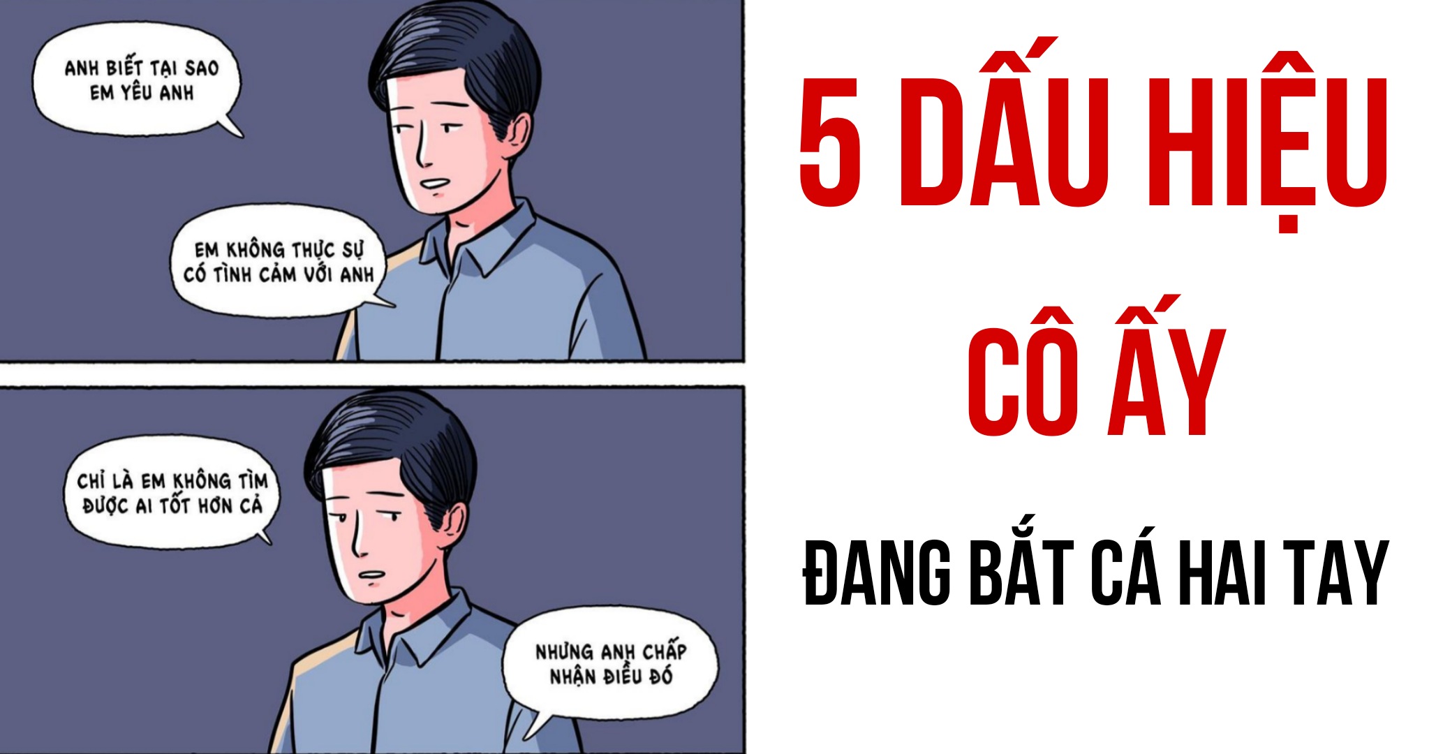 5 Dau Hieu Co ay Dang Bat Ca Hai Tay