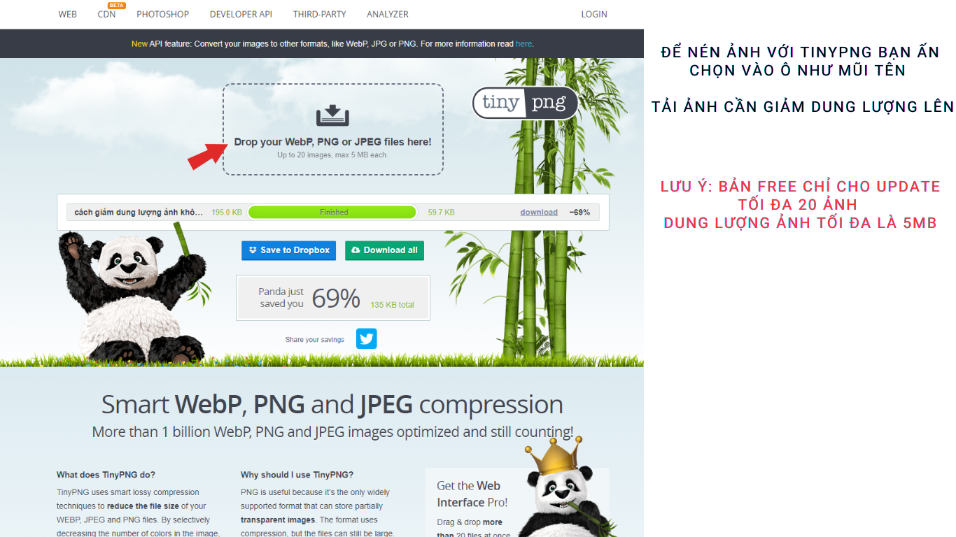 Cách Giảm Đến 97% Dung Lượng Ảnh Không Làm Mất Chất Lượng