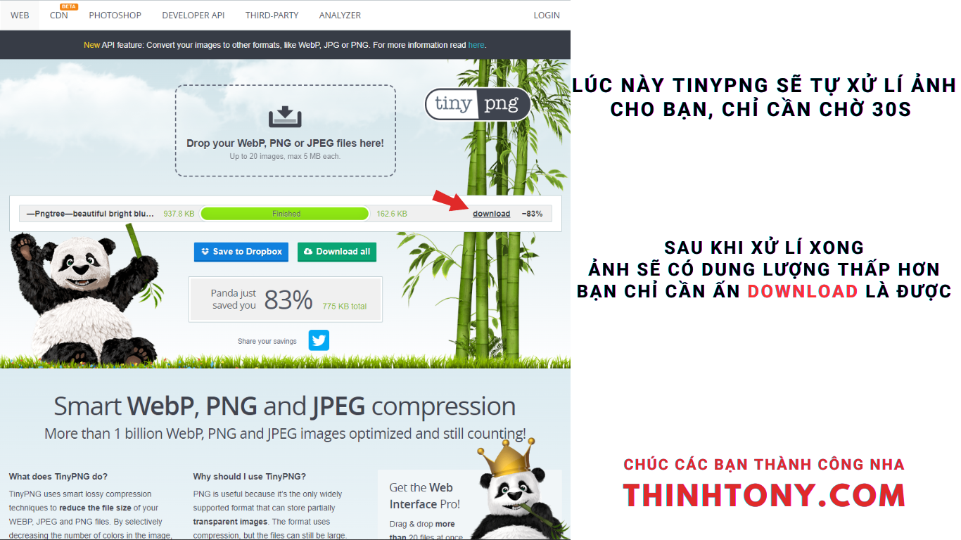 Cách Giảm Đến 97% Dung Lượng Ảnh Không Làm Mất Chất Lượng