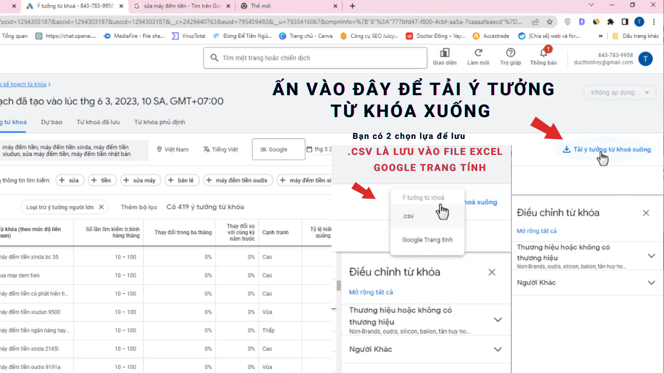 Cach Su Dung Google Keyword Planner Chi Tiet Nhat7