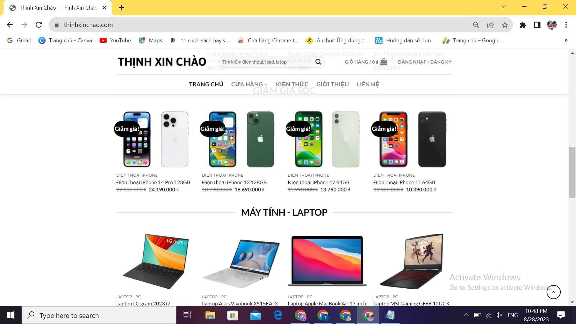 Website Demo Thinh Xin Chao2