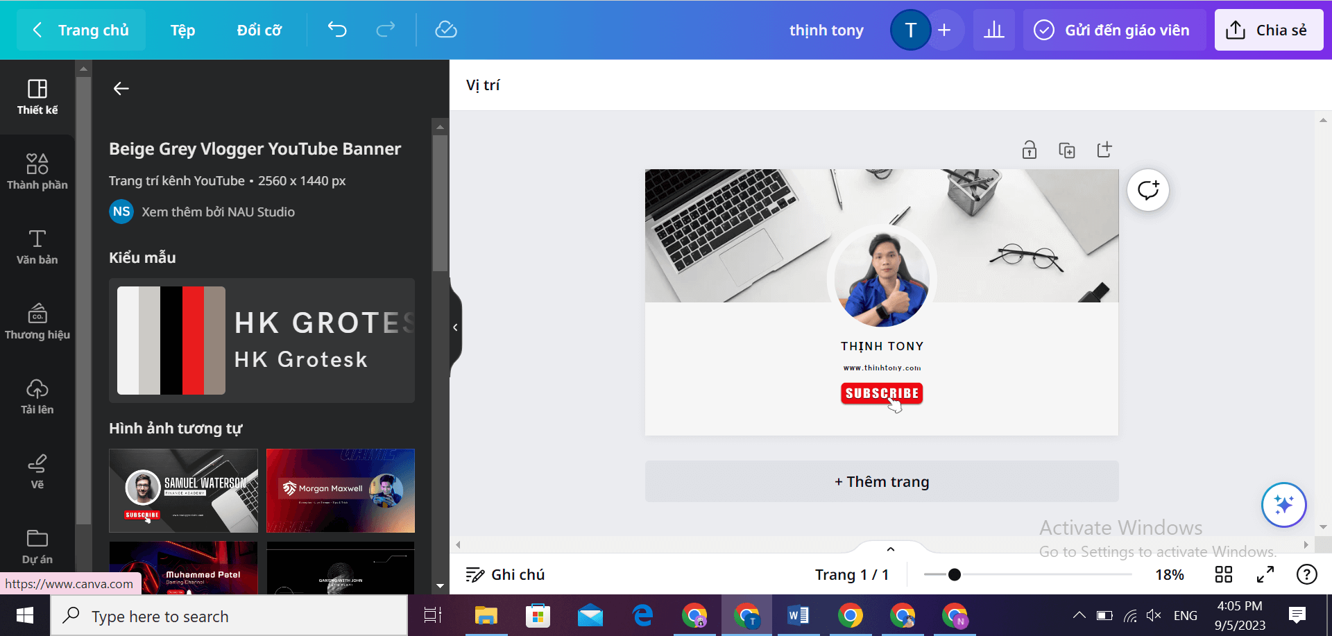 Cung Cấp Tài Khoản Canva Pro Vĩnh Viễn