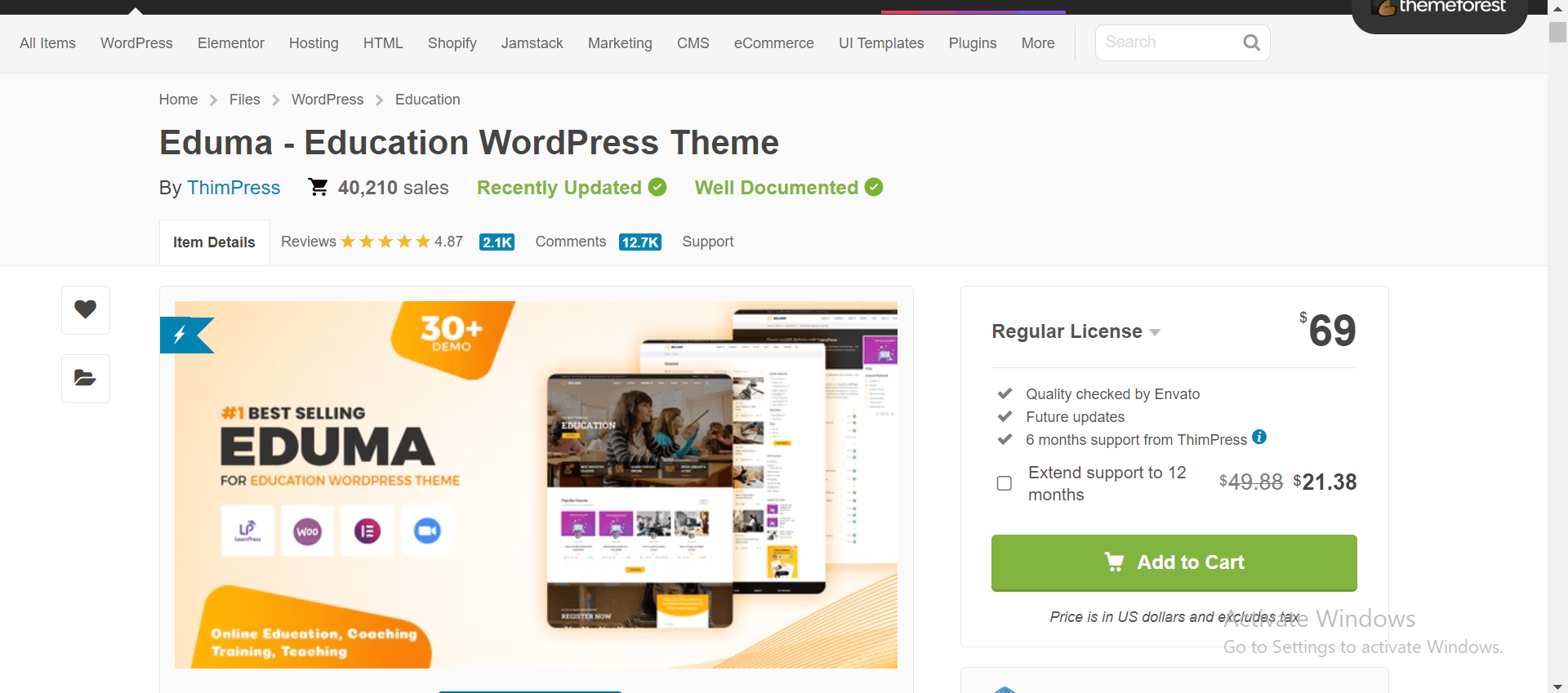 Theme Education Wordpress theme