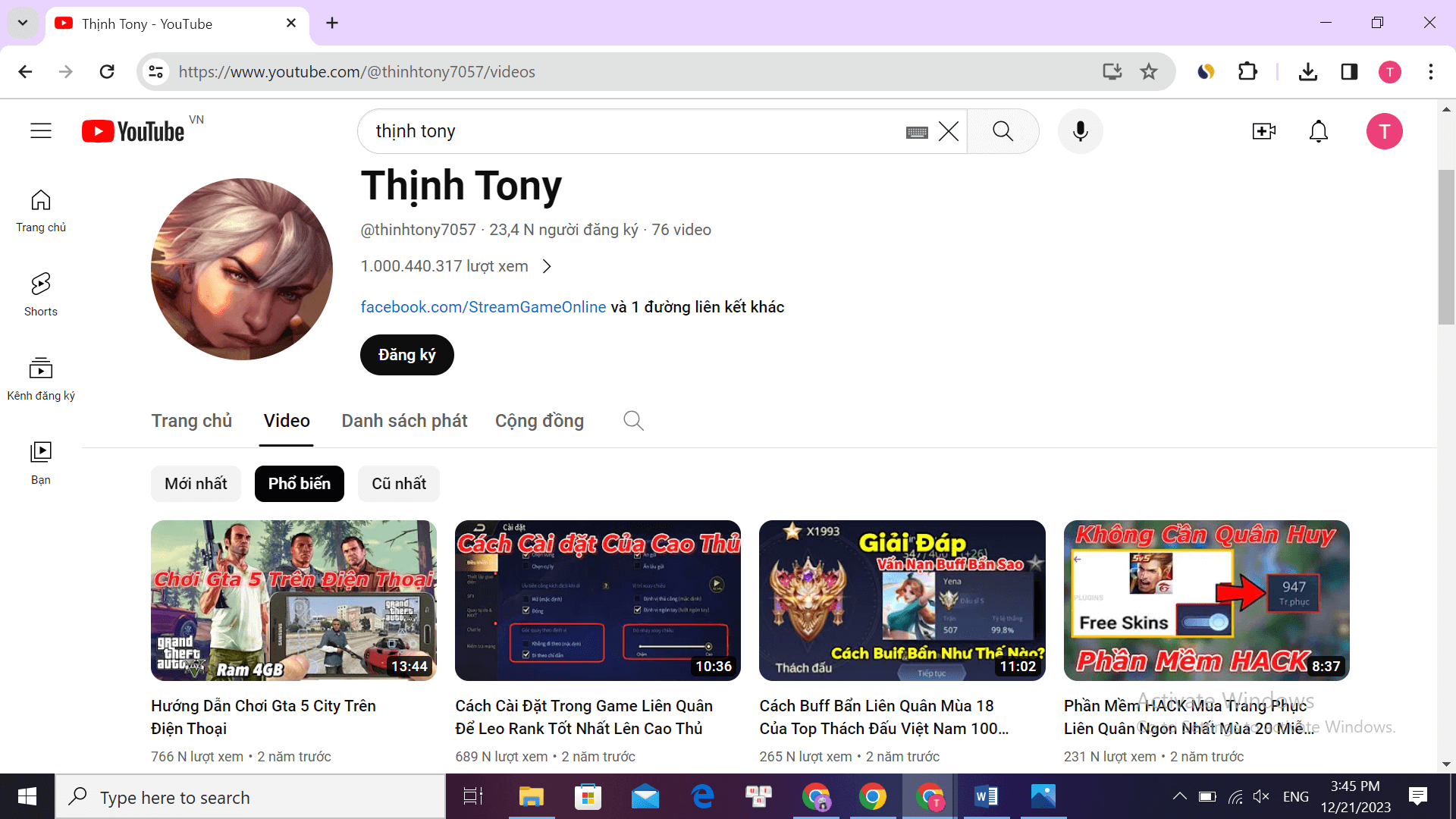 Vì Sao Website Bị Từ Chối Bật Kiếm Tiền Bởi Google AdSense? Cách Khắc Phục Kenh Youtube cua Thinh