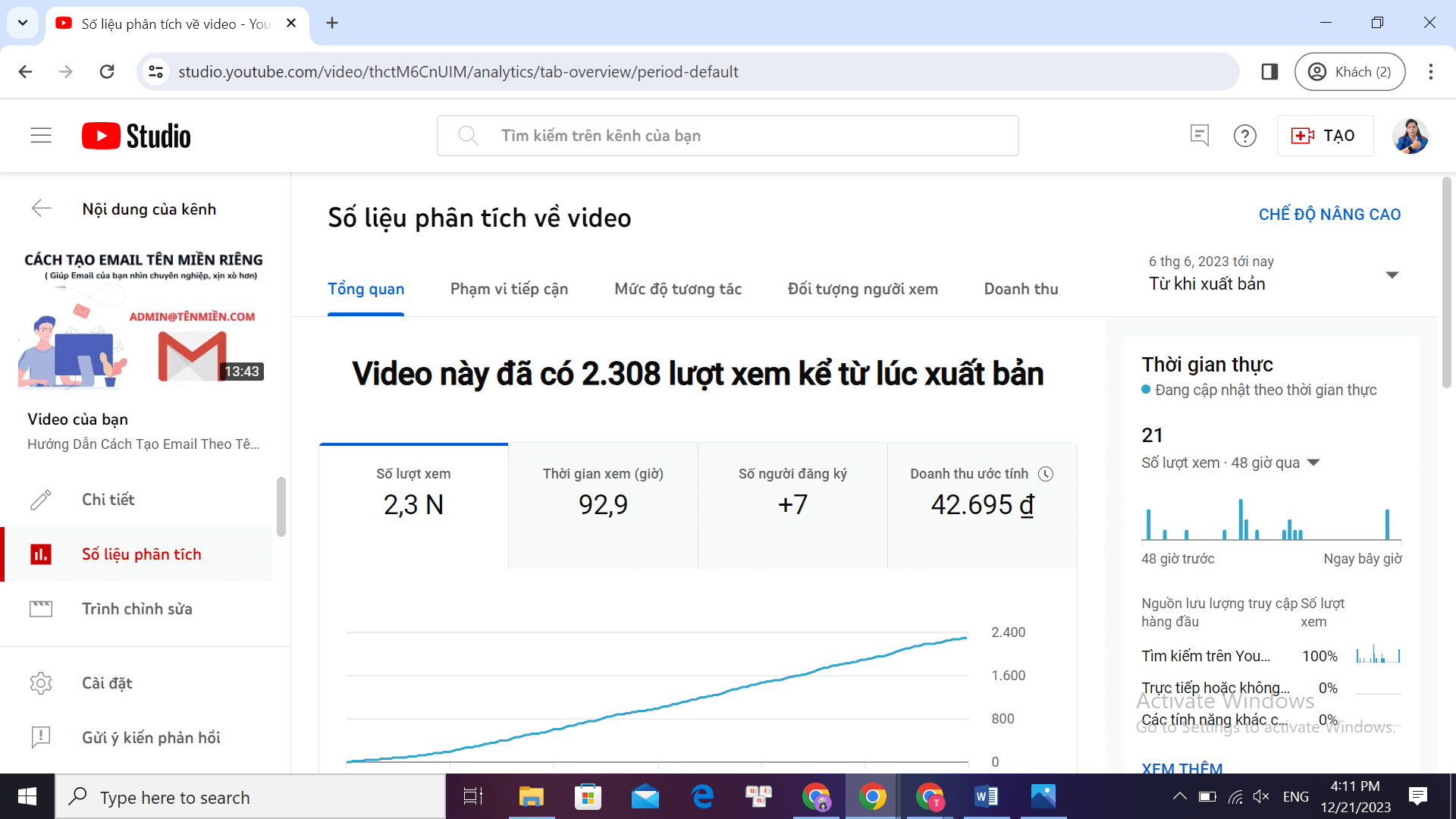 Vì Sao Website Bị Từ Chối Bật Kiếm Tiền Bởi Google AdSense? Cách Khắc Phục Kiem tien online tren Youtube 10
