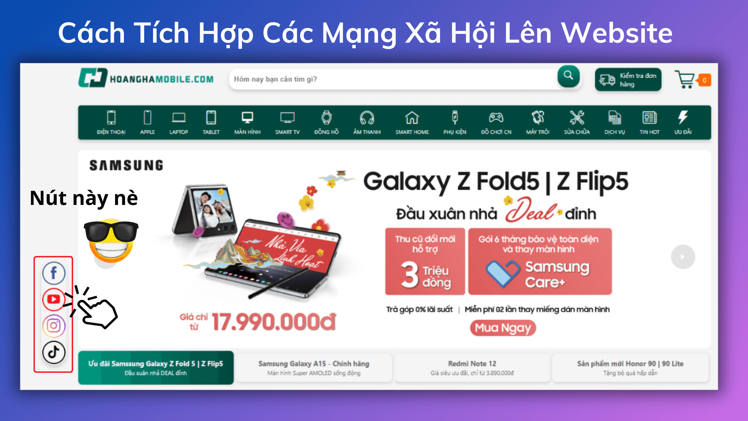 Cách Tích Hợp Các Mạng Xã Hội Lên Website Cach Tich Hop Cac Mang Xa Hoi Len Website