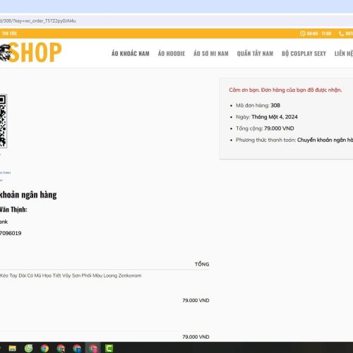 Mẫu Website Shop Quần Áo Source Web ( 199K ) Du an cong dong 4