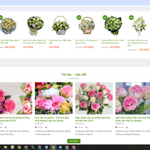 Mẫu Website Bán Hoa Tươi Mau Website Ban Hoa Tuoi3