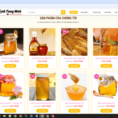 Mau Website Ban Mat Ong Nguyen Chat1