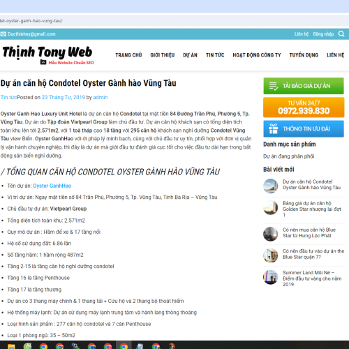 Mẫu Website Bất Động Sản Đất Mới Mau Website Bat Dong San Dat Moi5