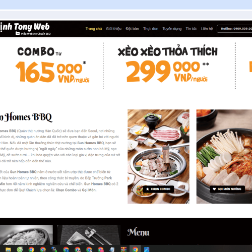 Mau Website Nha Hang BBQ1