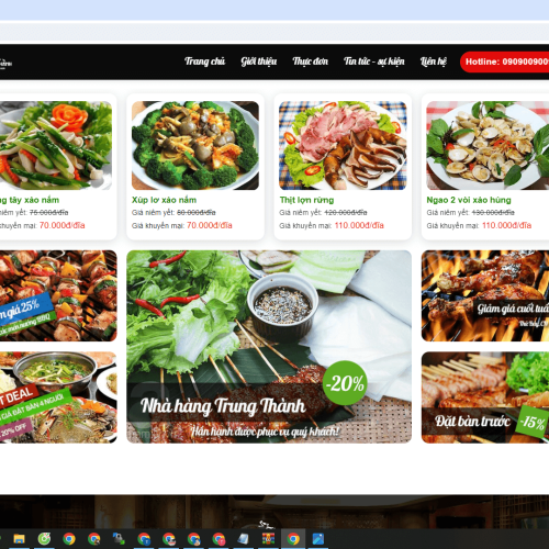Mau Website Nha Hang Lau Hoi1