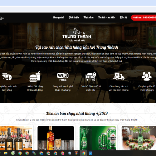 Mau Website Nha Hang Lau Hoi2