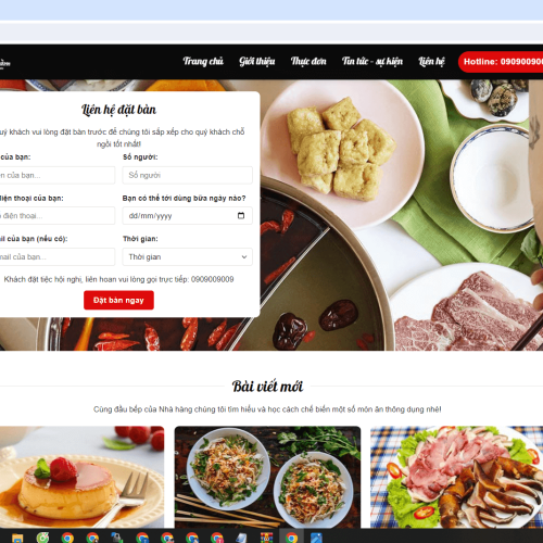 Mau Website Nha Hang Lau Hoi4