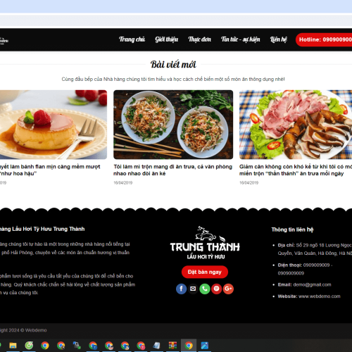 Mau Website Nha Hang Lau Hoi5