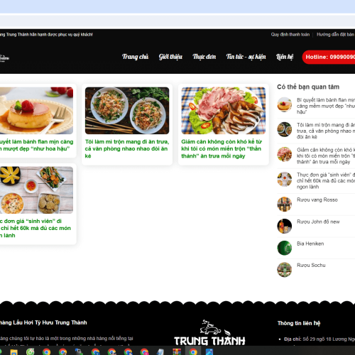 Mau Website Nha Hang Lau Hoi7
