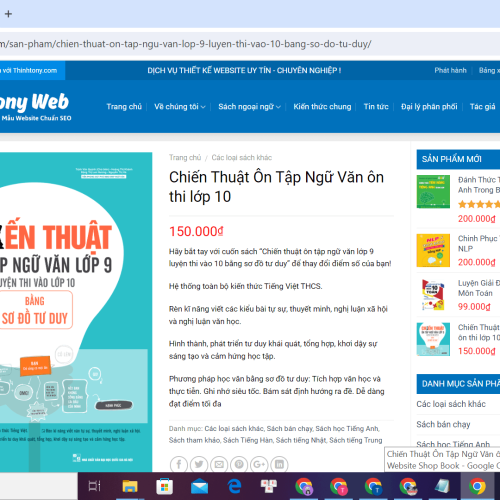 Mẫu Website Shop Book Mau Website Shop Book5