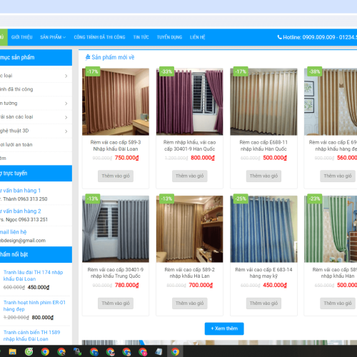 Mau Website Shop Manh Rem1