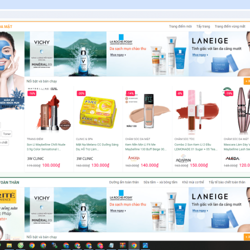 Mau Website Shop My Pham Hasaki2