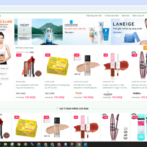 Mau Website Shop My Pham Hasaki3