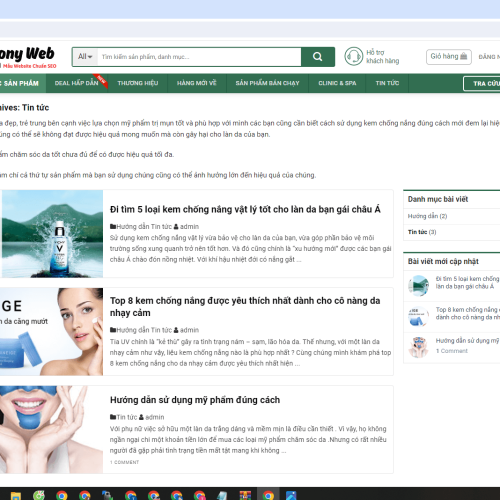 Mau Website Shop My Pham Hasaki5