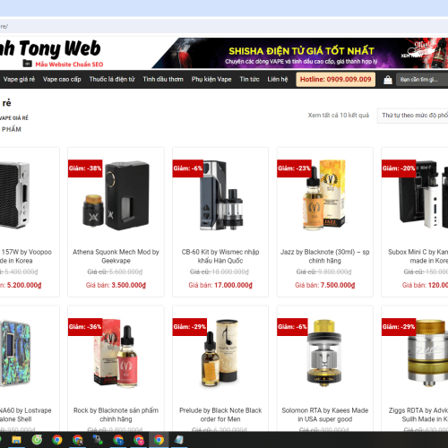 Mau Website Shop Vape Thuoc la dien tu5