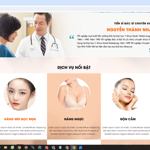 Mau Website Tham My Vien1