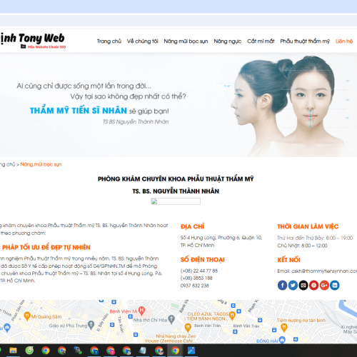 Mau Website Tham My Vien6
