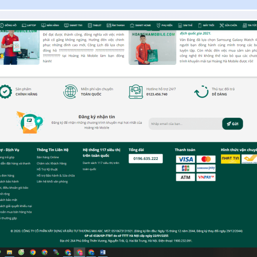 Mẫu Website Giống Web Hoàng Hà Mobile Giá Tốt Mau Website giong Web Hoang Ha Mobile3