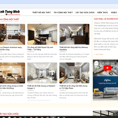 Mẫu Website Shop Nội Thất Chung Cư Mau Website Shop Noi That Chung Cu1
