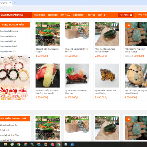 Mau Website Shop Phong Thuy2