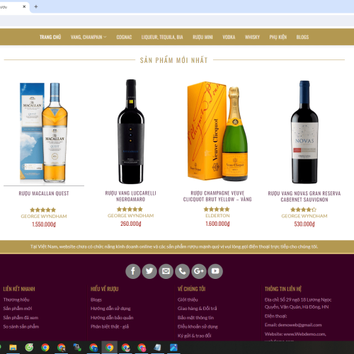 Mẫu Website Shop Rượu Mau Website Shop Ruou4