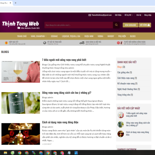 Mẫu Website Shop Rượu Mau Website Shop Ruou6