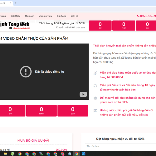 Mẫu Website Thời Trang Nữ Mau Website Thoi Trang Nu3