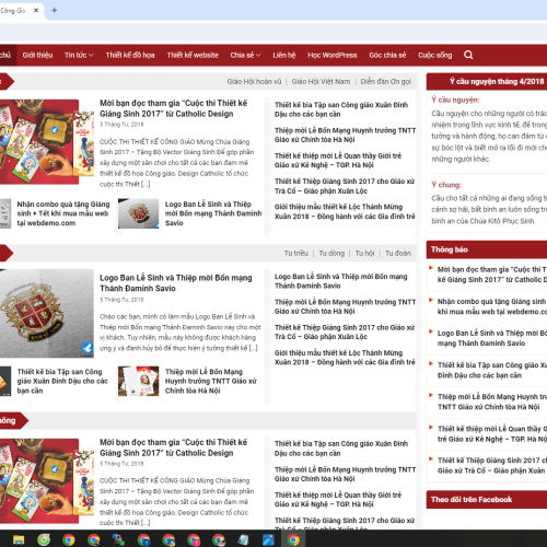Mau Website Tin Tuc Cong Giao1