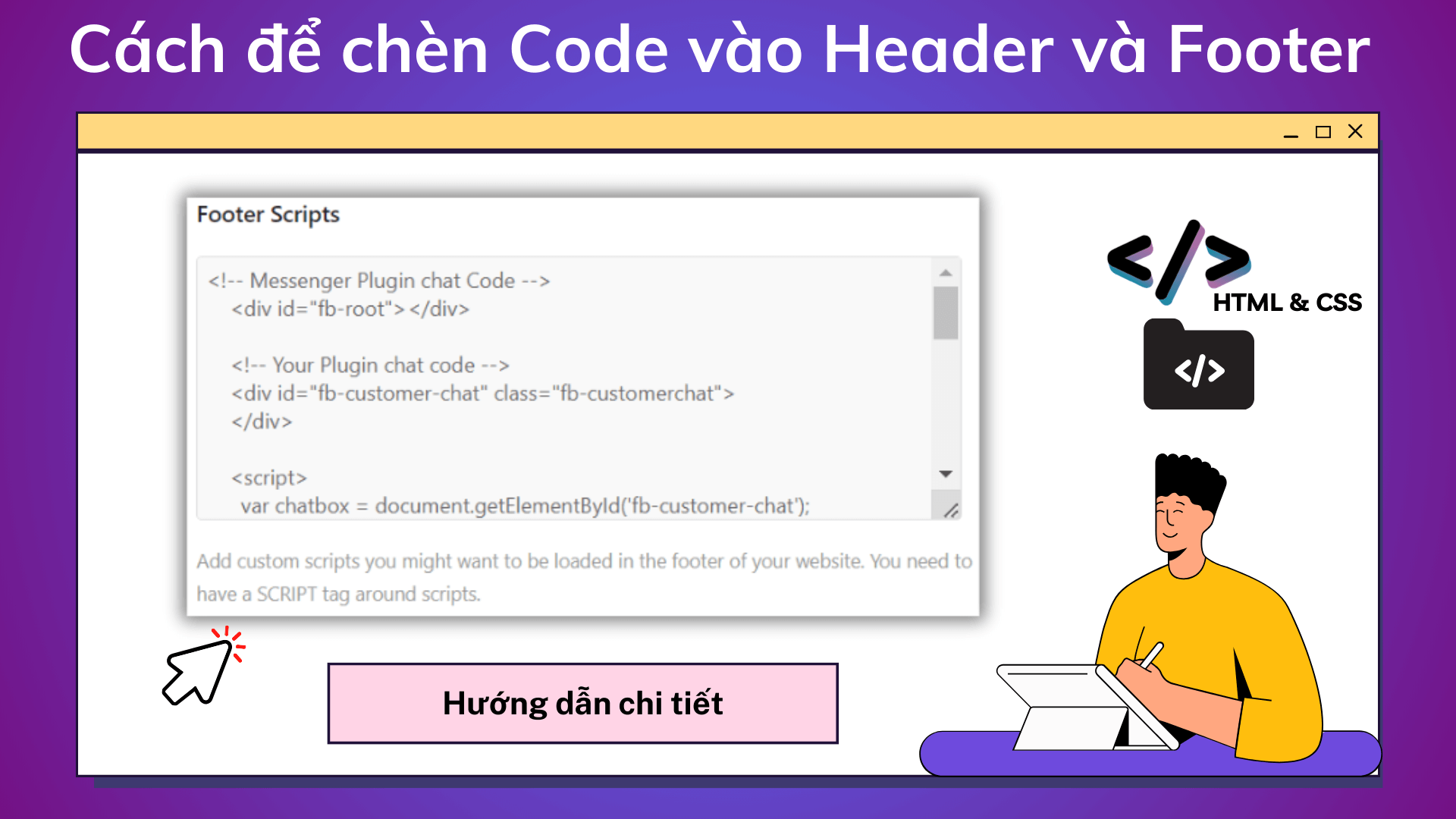 Cách chèn Code vào Header và Footer trên WordPresss?