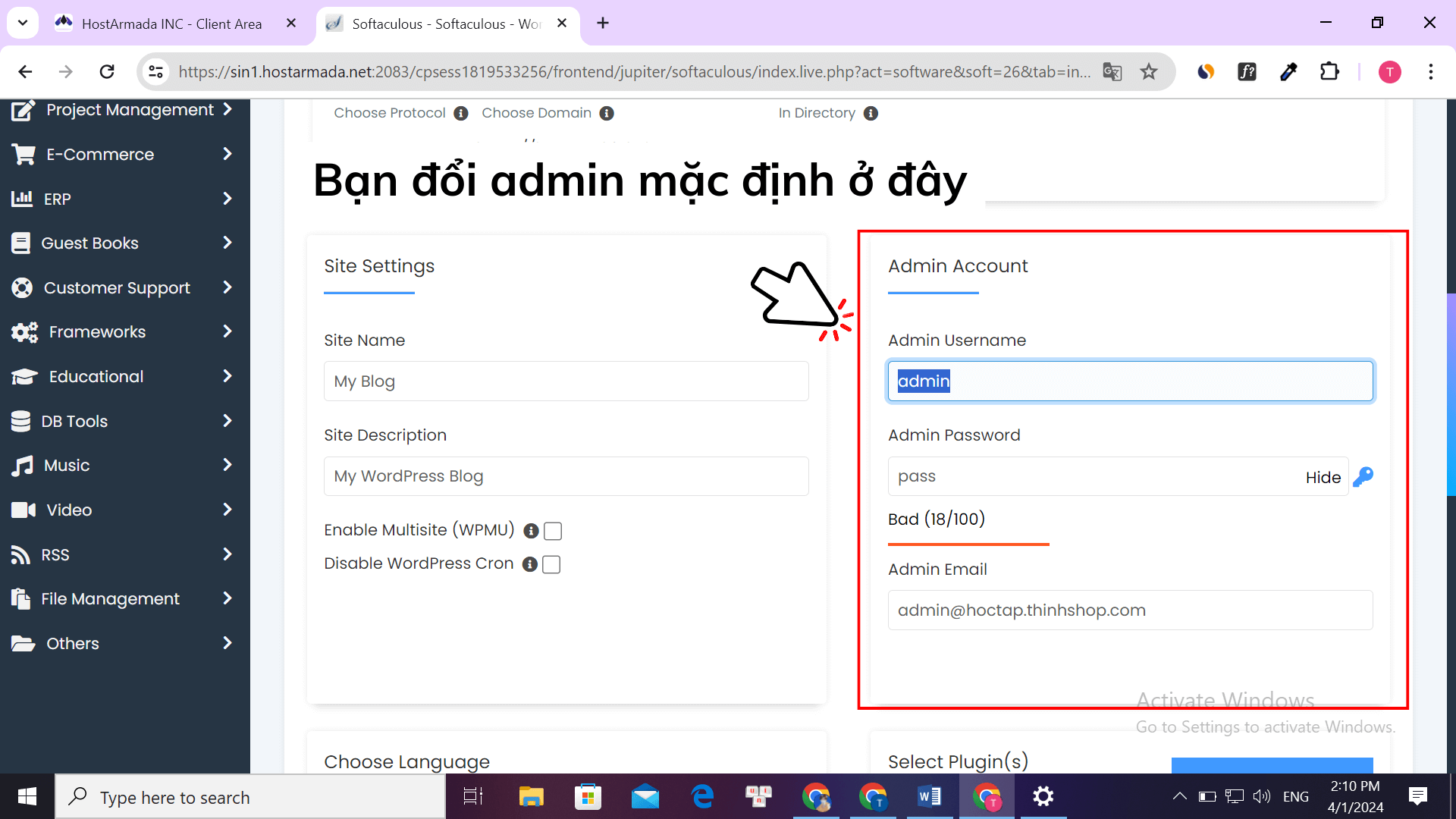 Cách Loại Bỏ Ghim Thanh Edit Product Gây Phiền Phức Trên WooCommerce? Cách để thay đổi tên đăng nhập mặc định “Admin” trong WordPress