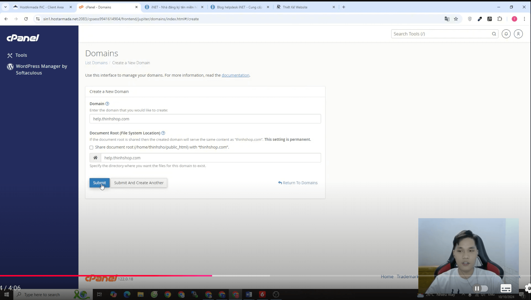 Cách Thêm Nút Like Và Share Facebook Cho Sản Phẩm Bán Trên Website Wordpress? Tao Subdomain Moi