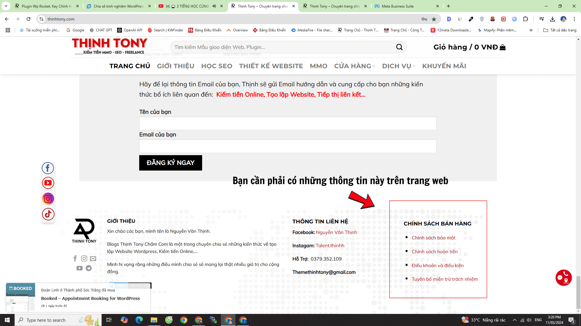 Van de ve chinh sach bao mat va quyen rieng tu