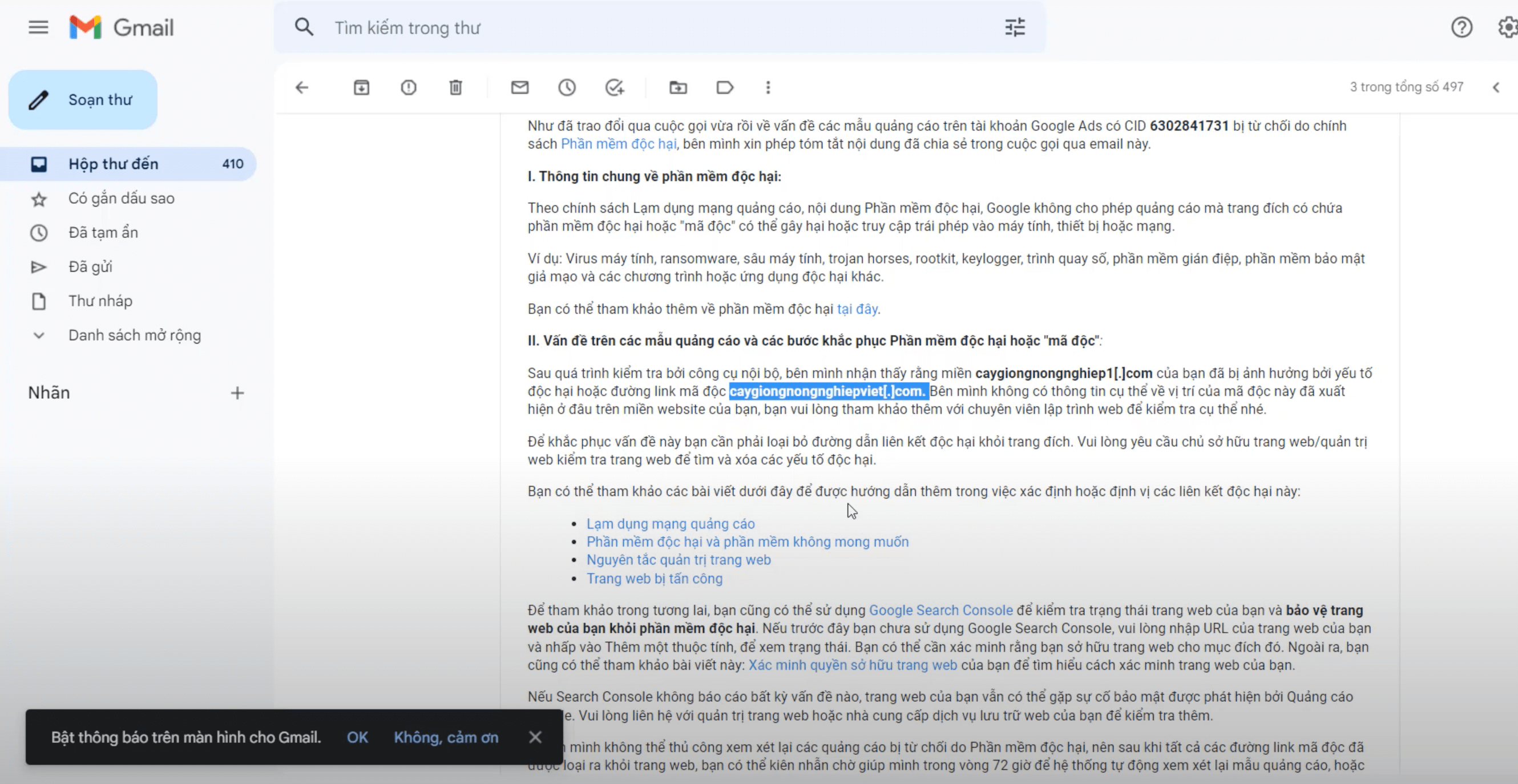 Khắc Phục Trạng Thái Bị Giới Hạn Theo Ngân Sách Trong Chiến Dịch Quảng Cáo Google Ads Khac Phuc Loi Quang Cao Google Ads Bi Tu Choi Do Phan Mem Doc Hai Lam Quang Cao Khong Chay2
