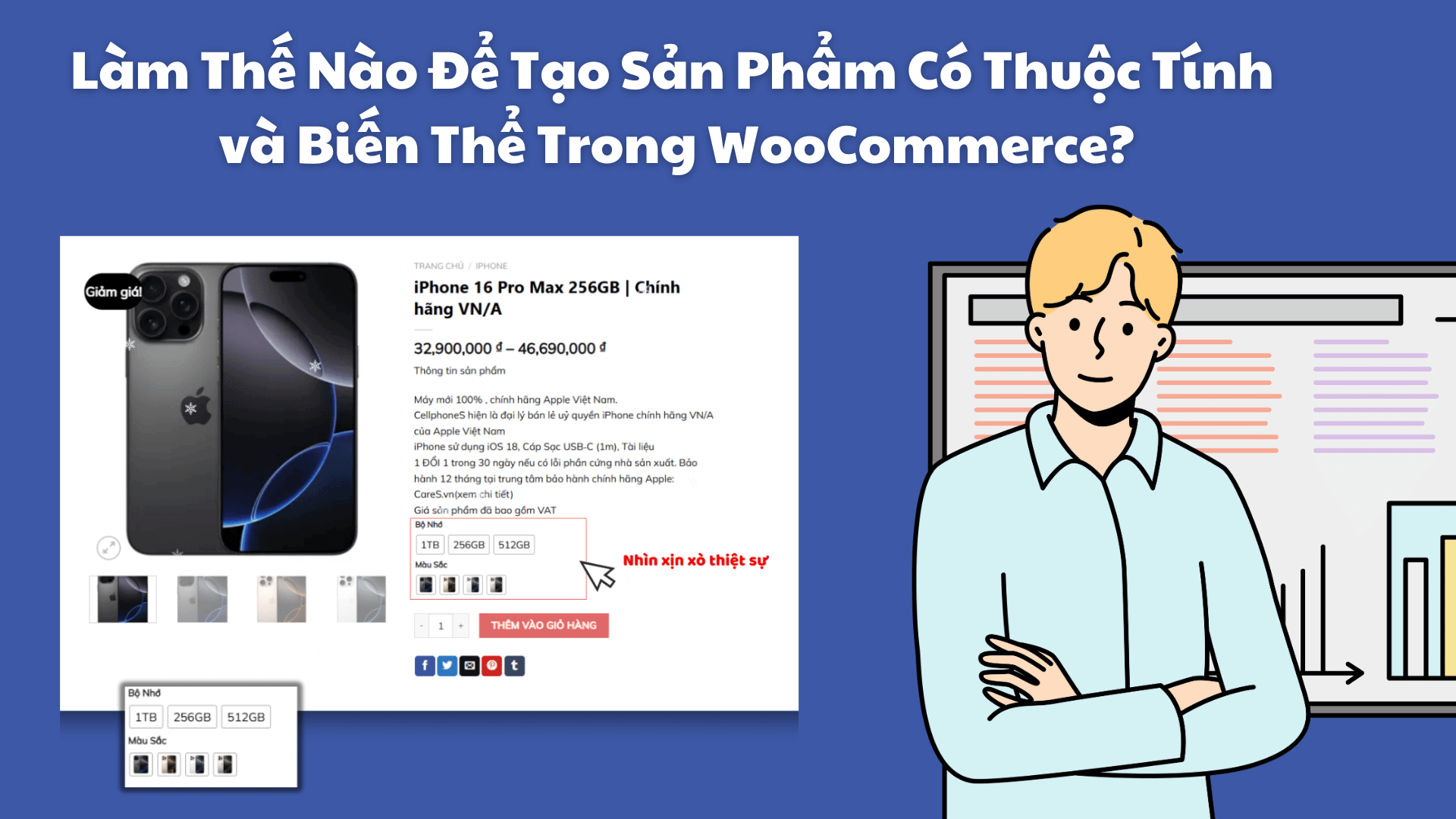 Lam The Nao De Tao San Pham Co Thuoc Tinh va Bien The Trong WooCommerce Variation Swatches Pro