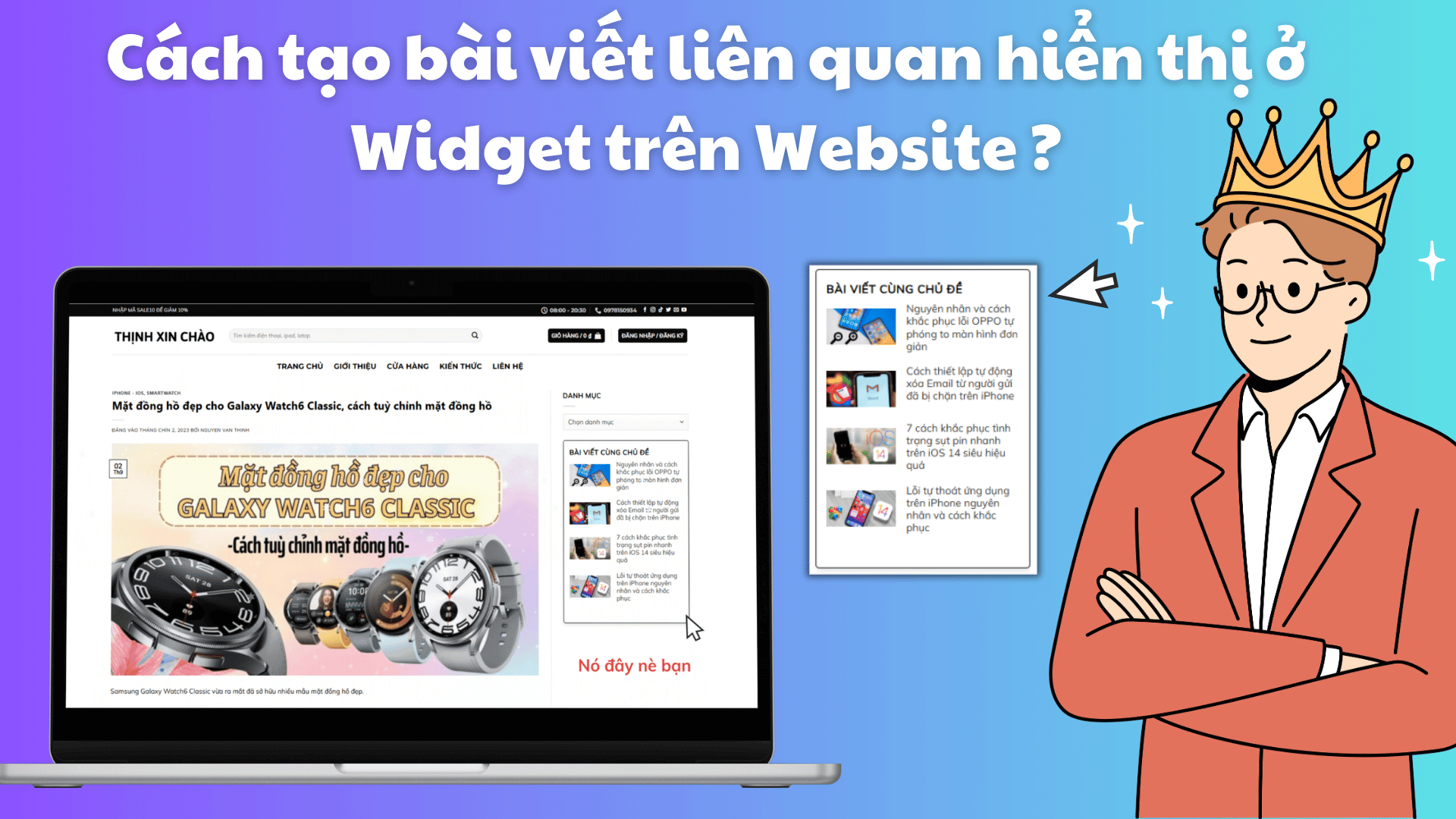 Cach tao bai viet lien quan hien thi o Widget tren Website bang Shortcode