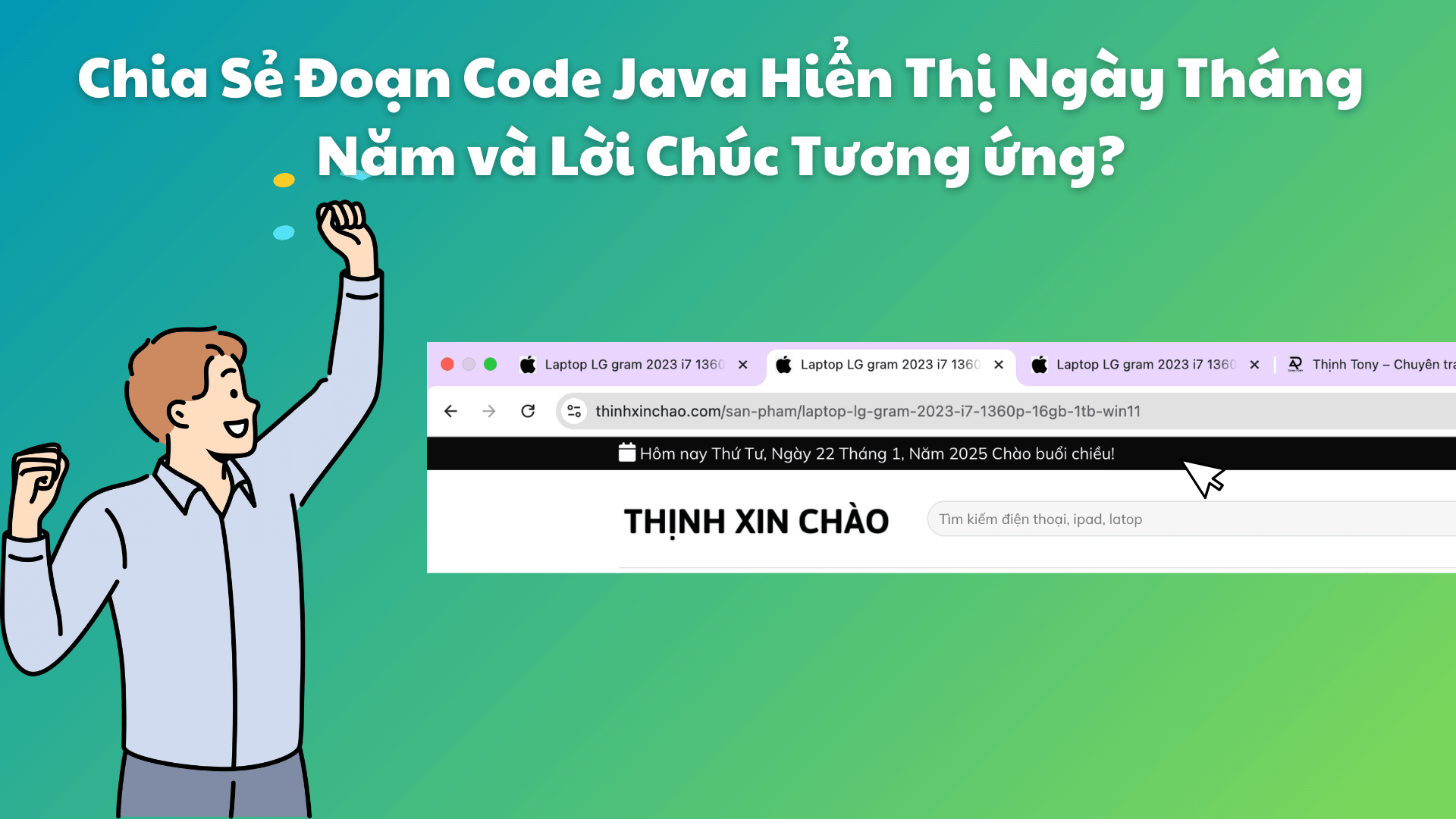 Chia Sẻ Đoạn Code Java Hiển Thị Ngày Tháng Năm và Lời Chúc Tương ứng Sáng, Trưa, Chiều, Tối? Chia Se Doan Code Java Hien Thi Ngay Thang Nam va Loi Chuc Tuong ung