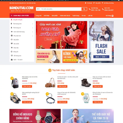 100 Source Code Website Bán Hàng Đẹp Chuẩn Theme Flatsome