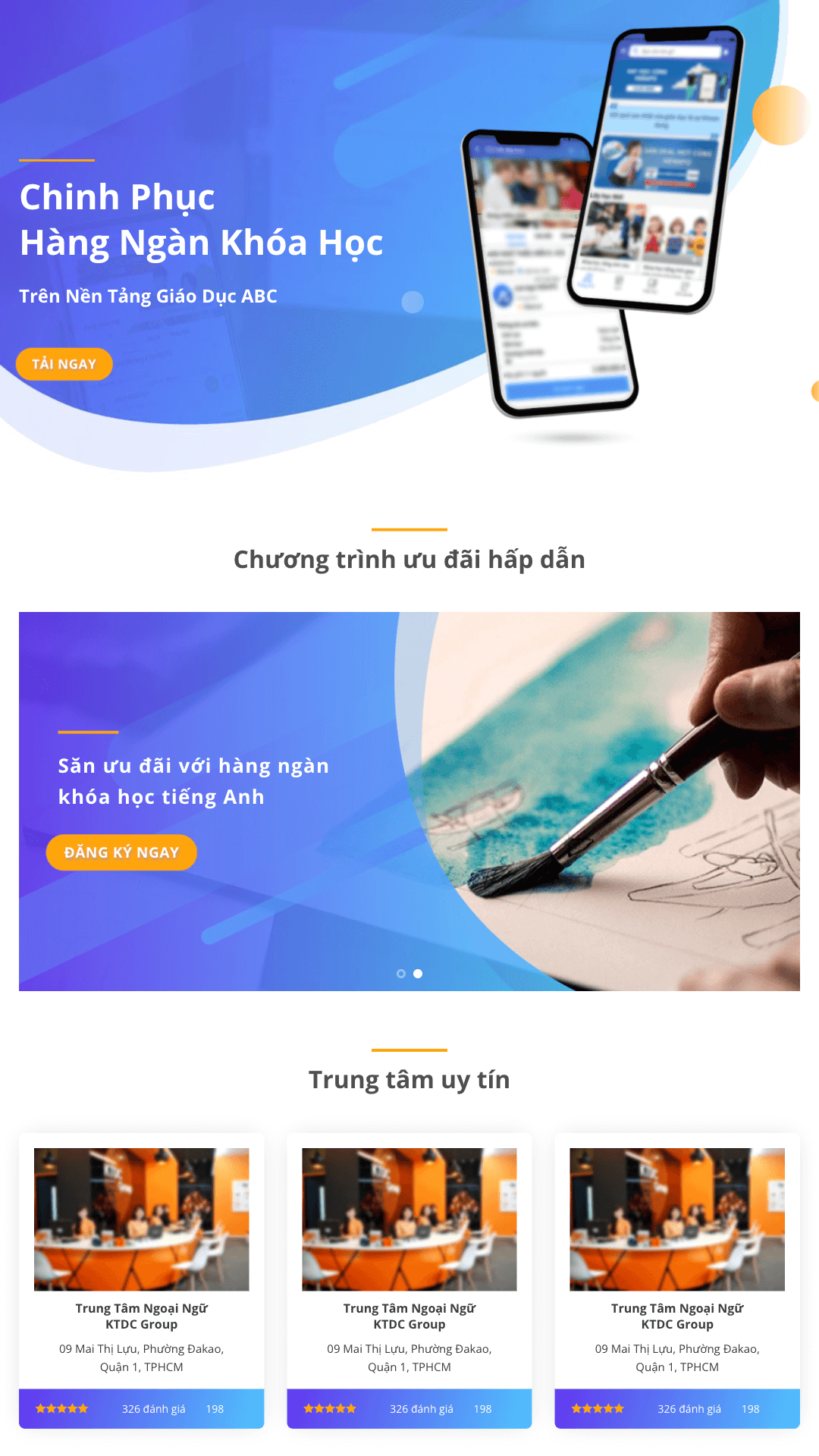 Mẫu Website Giới Thiệu App Mobile Mẫu Website Giới Thiệu App Mobile