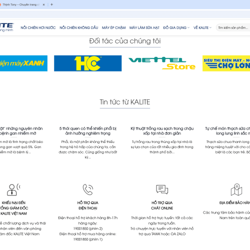 Mẫu Website Bán Hàng Đồ Gia Dụng Nồi Chiên Không Dầu Mẫu Website Bán Hàng Đồ Gia Dụng Nồi Chiên Không Dầu