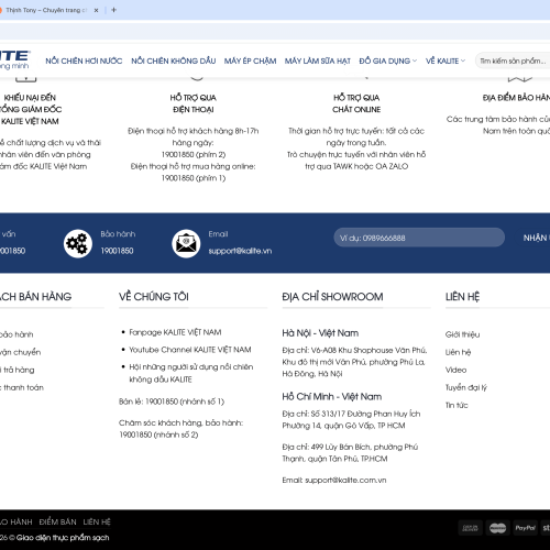 Mẫu Website Bán Hàng Đồ Gia Dụng Nồi Chiên Không Dầu Mẫu Website Bán Hàng Đồ Gia Dụng Nồi Chiên Không Dầu