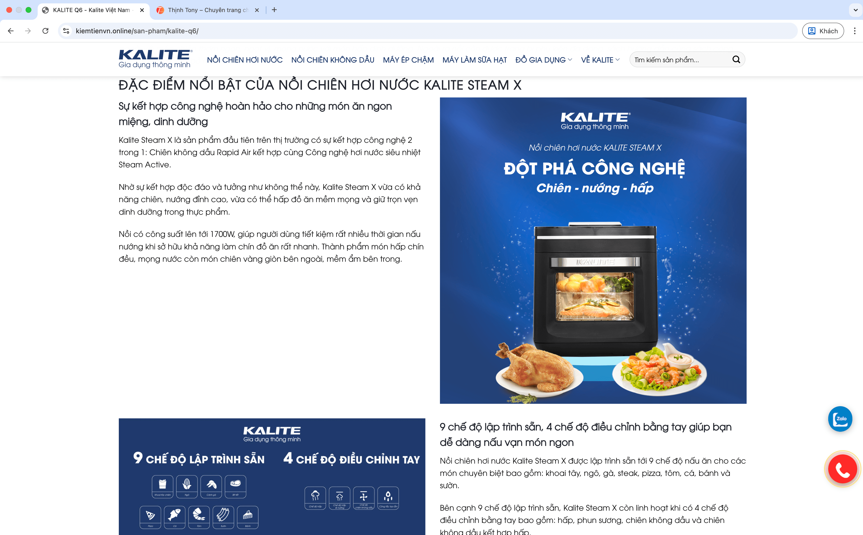 Mẫu Website Bán Hàng Đồ Gia Dụng Nồi Chiên Không Dầu Mẫu Website Bán Hàng Đồ Gia Dụng Nồi Chiên Không Dầu