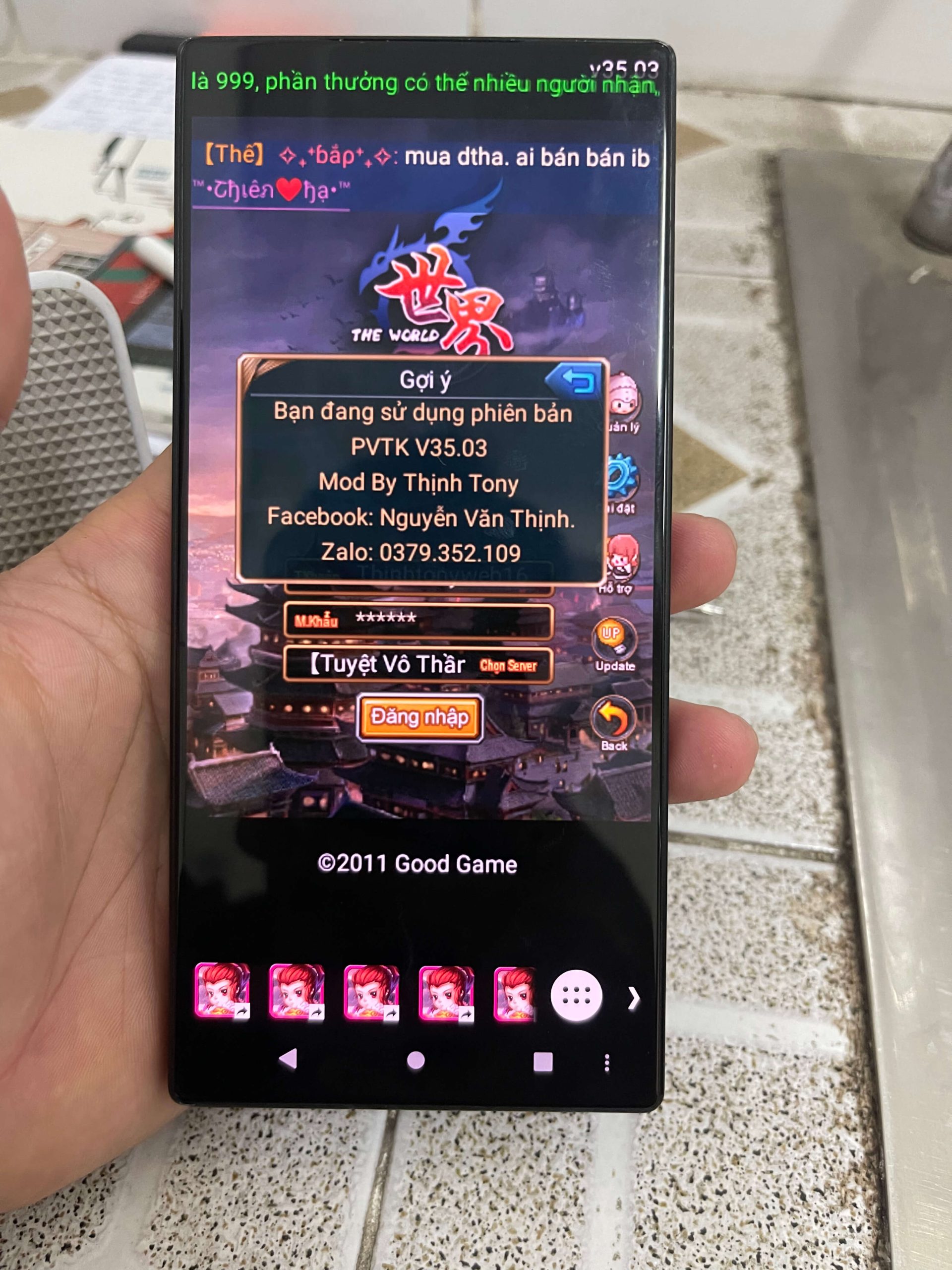 5 Bản APK Phong Vân Truyền Kỳ MOD Speed V35 5 Bản APK Phong Vân Truyền Kỳ MOD Speed V35